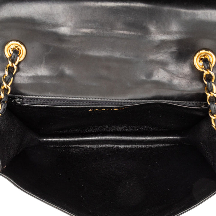 Chanel CC Matelassé Cuir d’agneau Rabat intégral