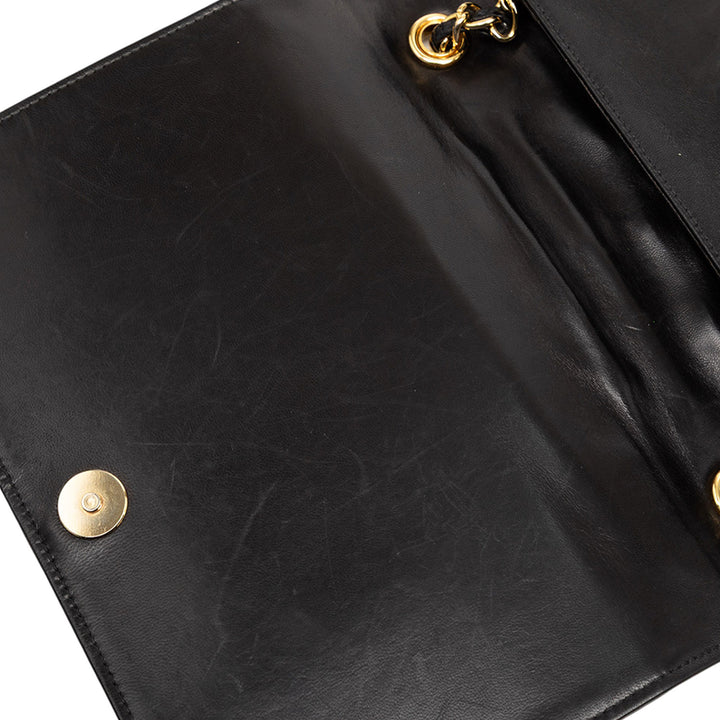 Chanel CC Matelassé Cuir d’agneau Rabat intégral