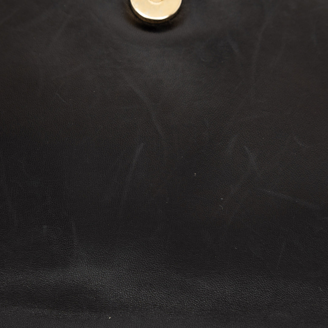 Chanel CC Matelassé Cuir d’agneau Rabat intégral