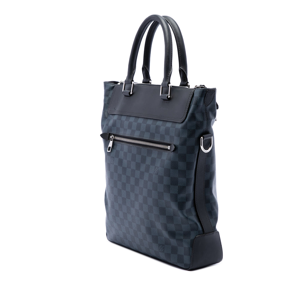 Louis Vuitton Damier Cobalt Greenwich Cabas Noir – vue 2 – GABY PARIS