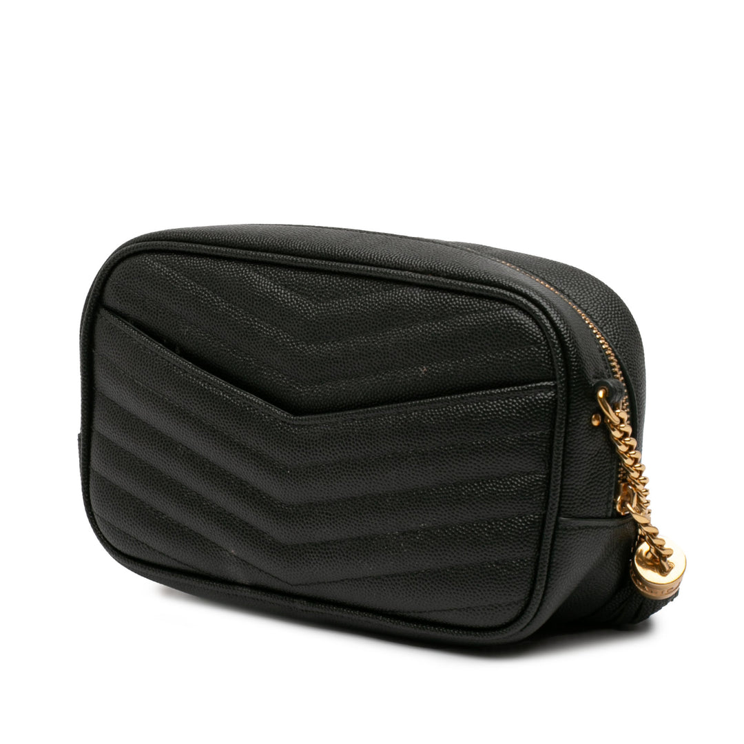 Saint Laurent Mini Grain de Poudre Monogram Lou Sac caméra