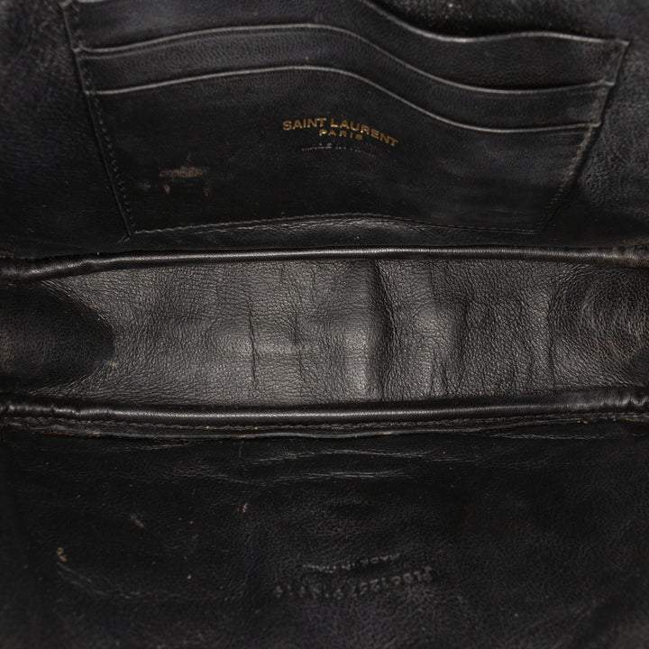 Saint Laurent Mini Grain de Poudre Monogram Lou Sac caméra