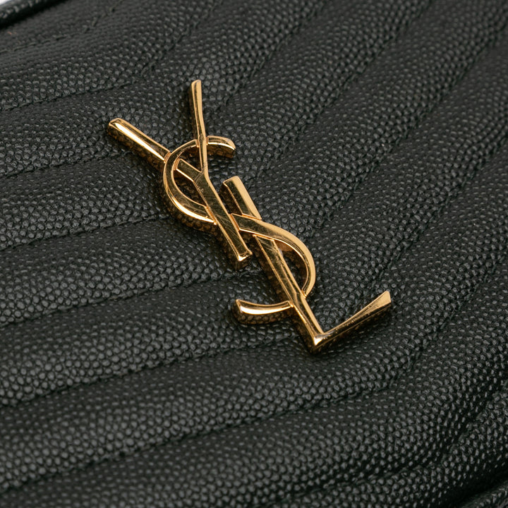 Saint Laurent Mini Grain de Poudre Monogram Lou Sac caméra