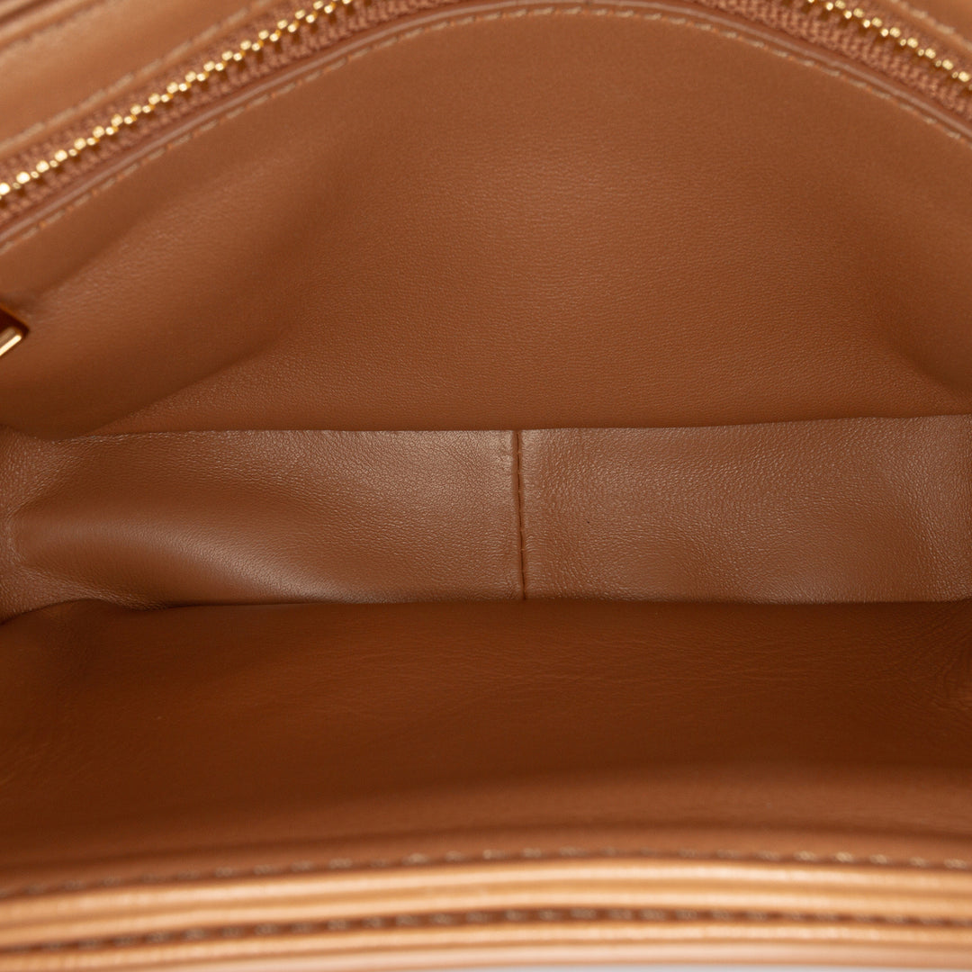 Celine Teen brillant Cuir de veau Triomphe Sac porté croisé