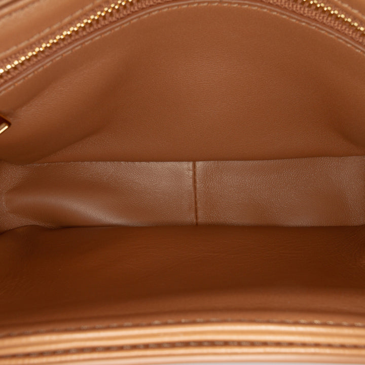 Celine Teen brillant Cuir de veau Triomphe Sac porté croisé