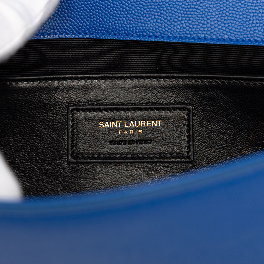 Saint Laurent Grain de Poudre Cassandre Pochette Toile Monogram