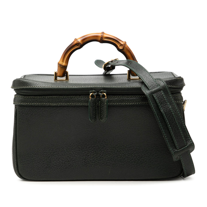 Bamboo Vanity Cuir de veau Vert