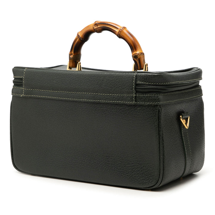 Bamboo Vanity Cuir de veau Vert