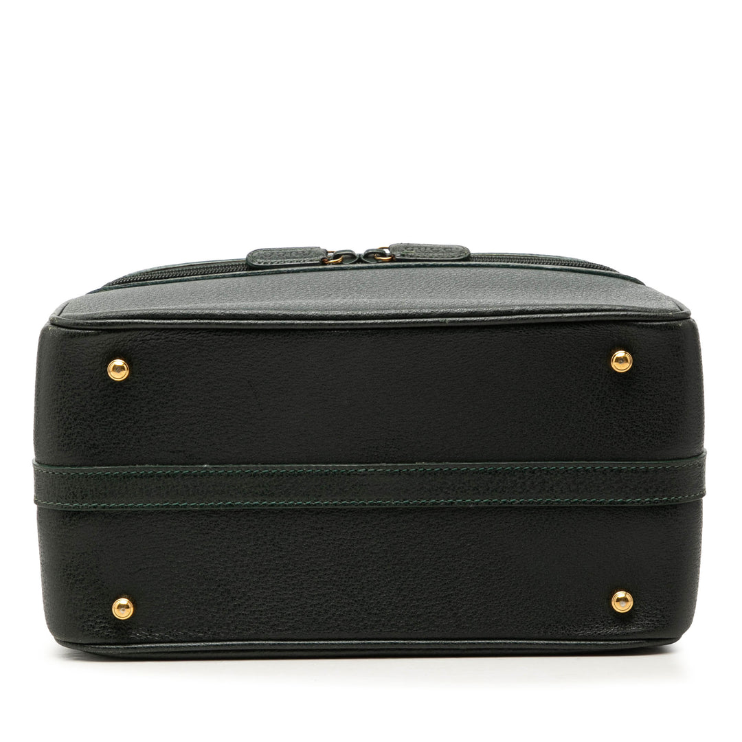 Bamboo Vanity Cuir de veau Vert