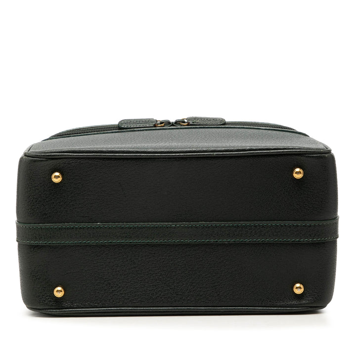 Bamboo Vanity Cuir de veau Vert