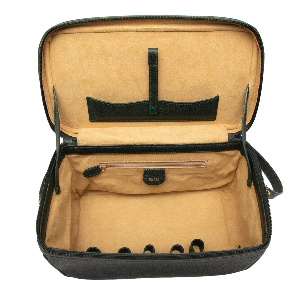 Bamboo Vanity Cuir de veau Vert
