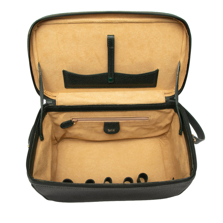 Bamboo Vanity Cuir de veau Vert