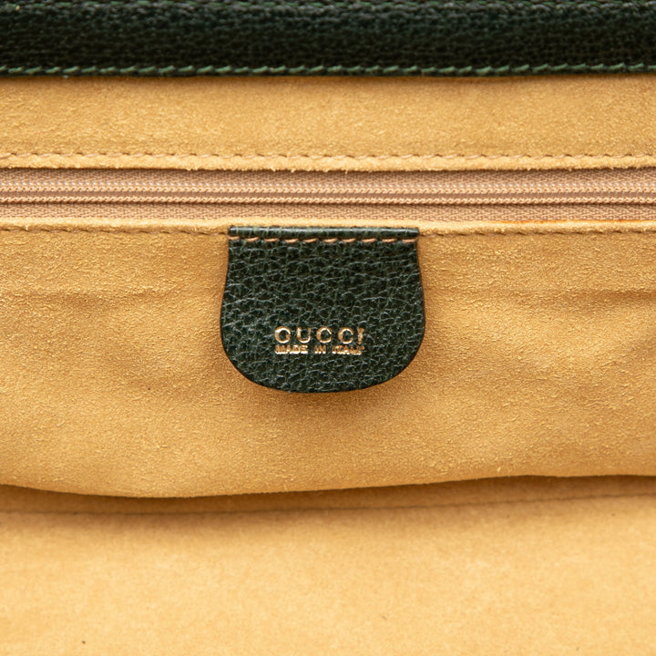 Bamboo Vanity Cuir de veau Vert