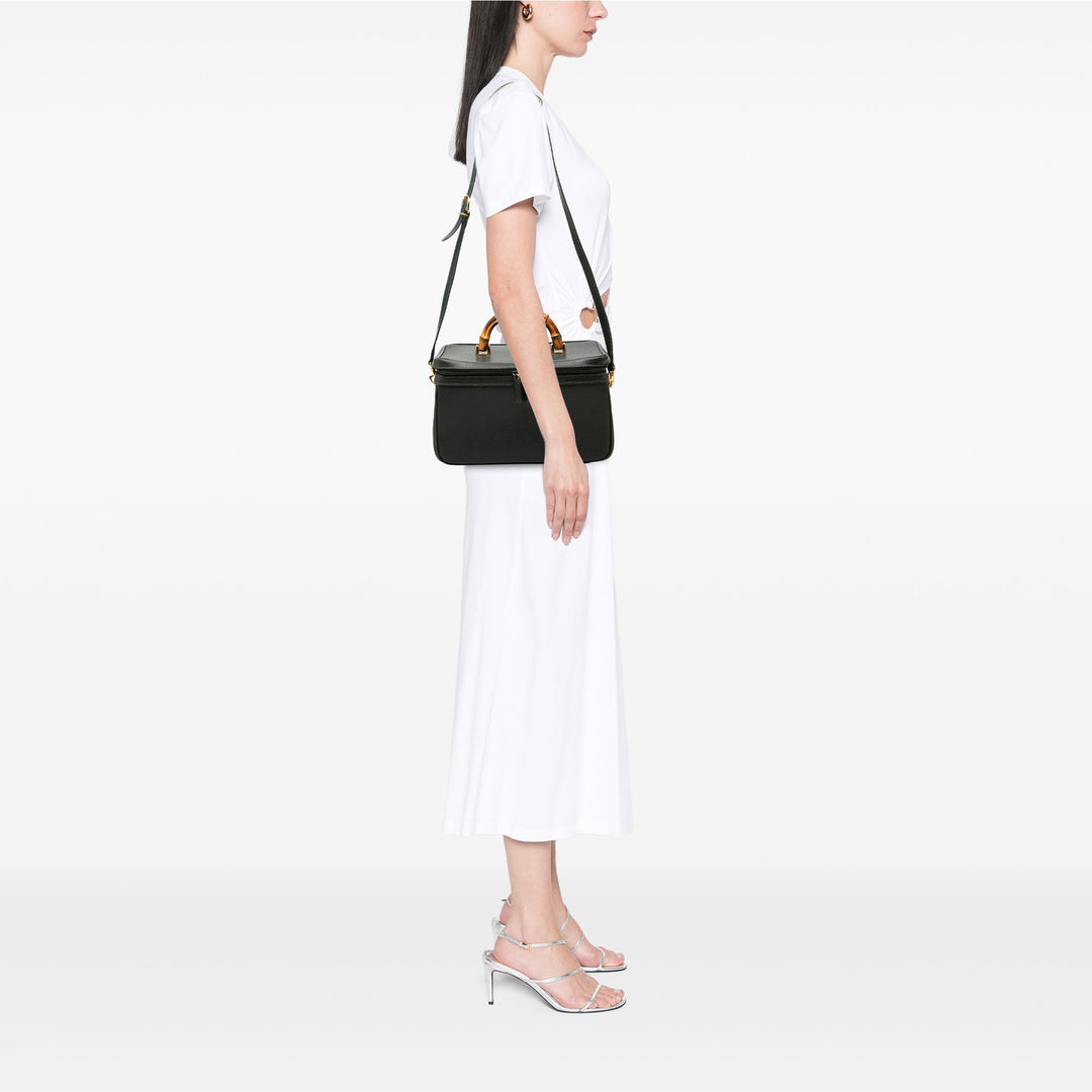 Bamboo Vanity Cuir de veau Vert