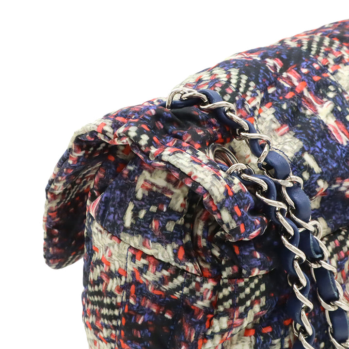 Chanel CC Tweed Print Nylon Simple rabat