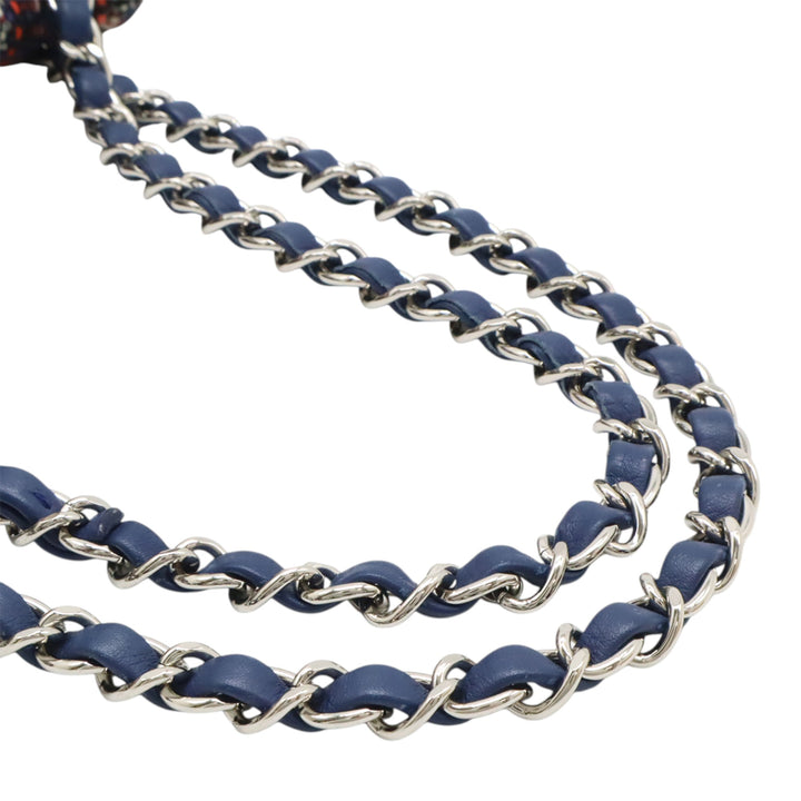 Chanel CC Tweed Print Nylon Simple rabat