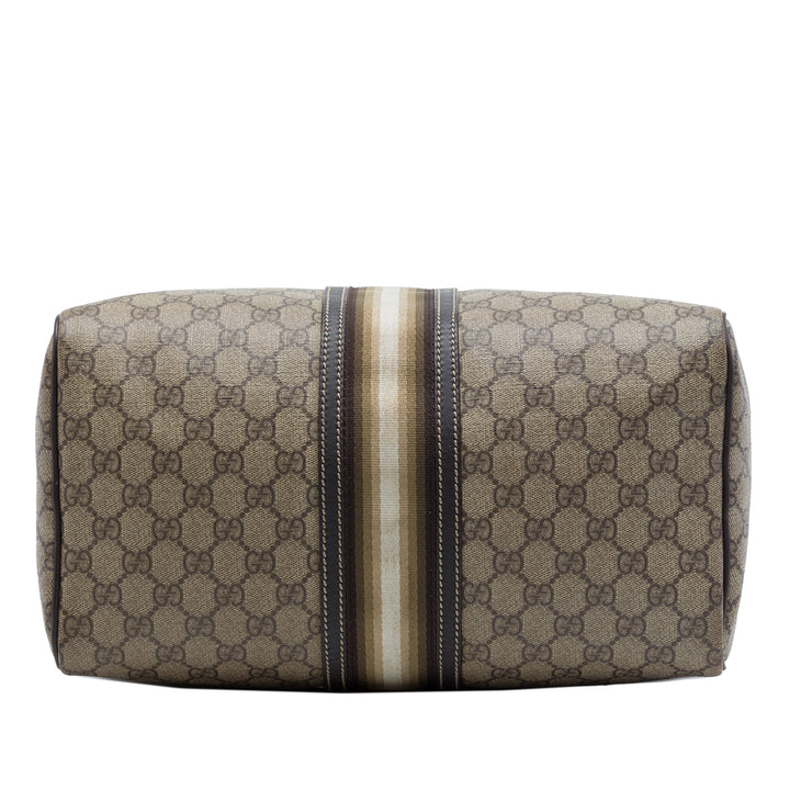 Gucci Medium GG Supreme Joy Web Boston Sac