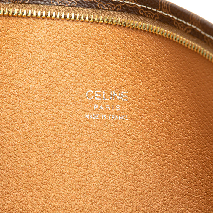 Macadam Coated Canvas Clutch Brown - Gaby Paris