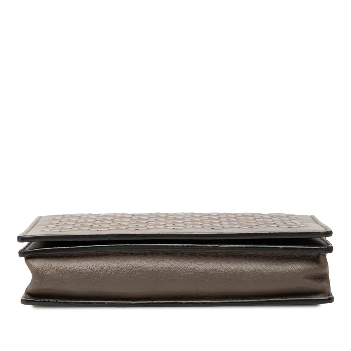 Bottega Veneta clouté Catena Wallet on Chain nappa Marron – vue 3 – GABY PARIS