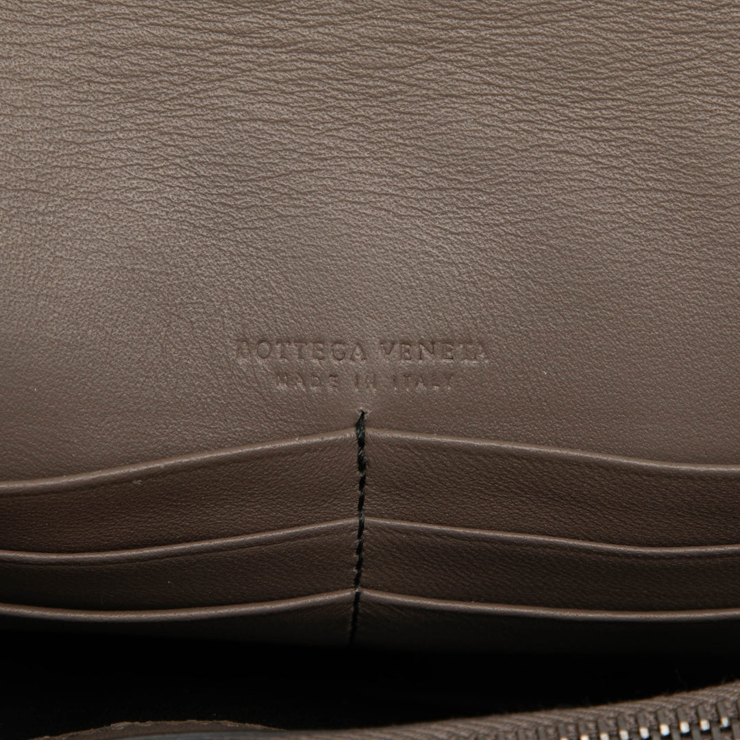 Bottega Veneta clouté Catena Wallet on Chain nappa Marron – vue 5 – GABY PARIS