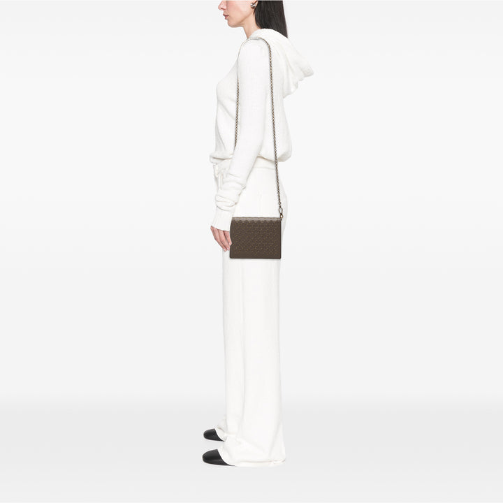 Bottega Veneta clouté Catena Wallet on Chain nappa Marron – vue 6 – GABY PARIS