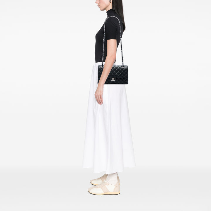 Chanel Medium Classic Cuir d'agneau Double rabat