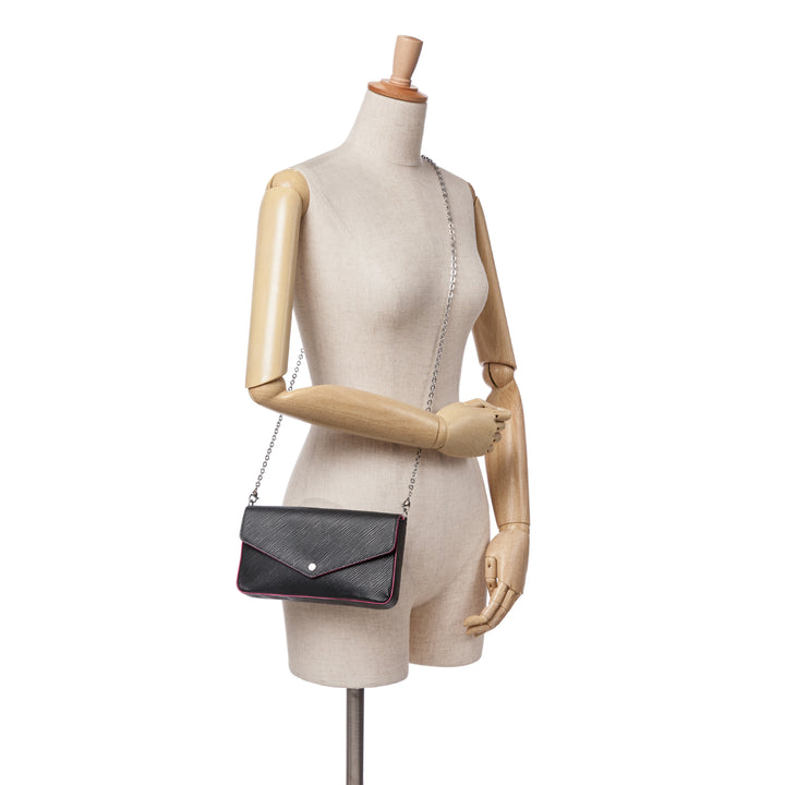 Epi Pochette Felicie Black - Gaby Paris