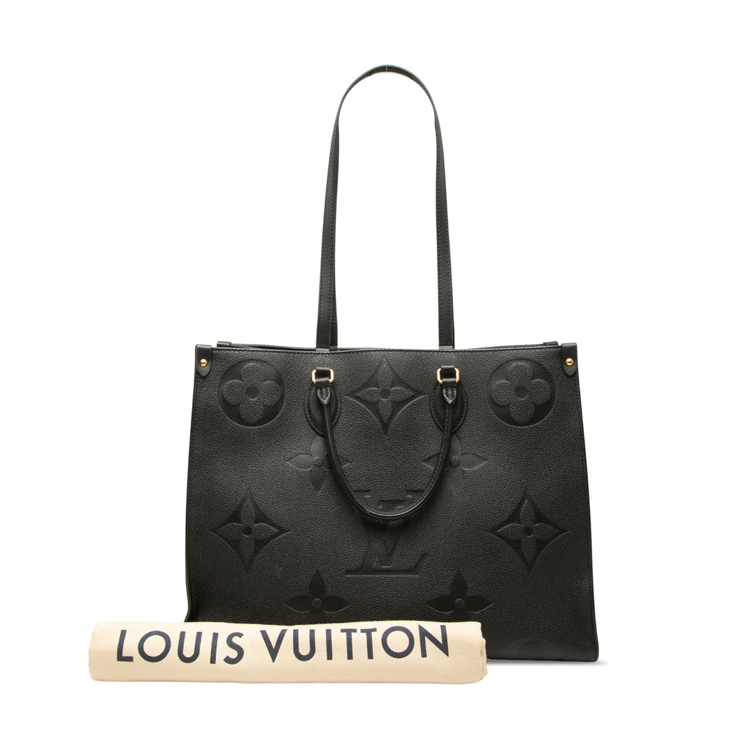 Onthego GM Monogram Empreinte Noir