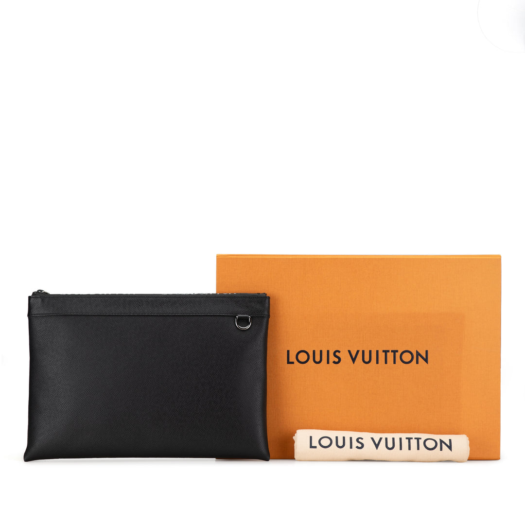 Louis Vuitton Taiga Apollo Pochette Black - GABY PARIS