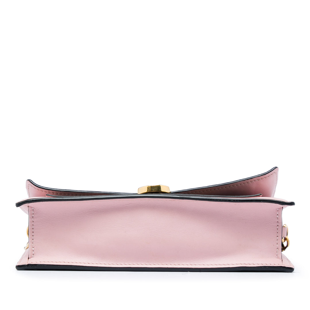 Flore Wallet on Chain Monogram Marron