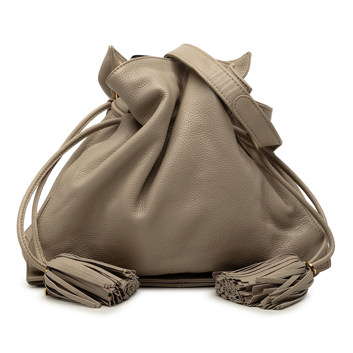 LOEWE Flamenco Pompon 30 Cuir nappa