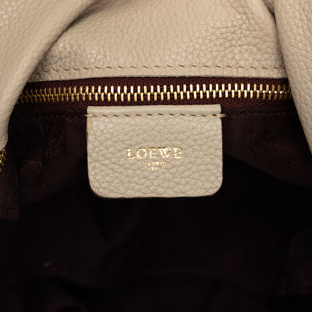 LOEWE Flamenco Pompon 30 Cuir nappa
