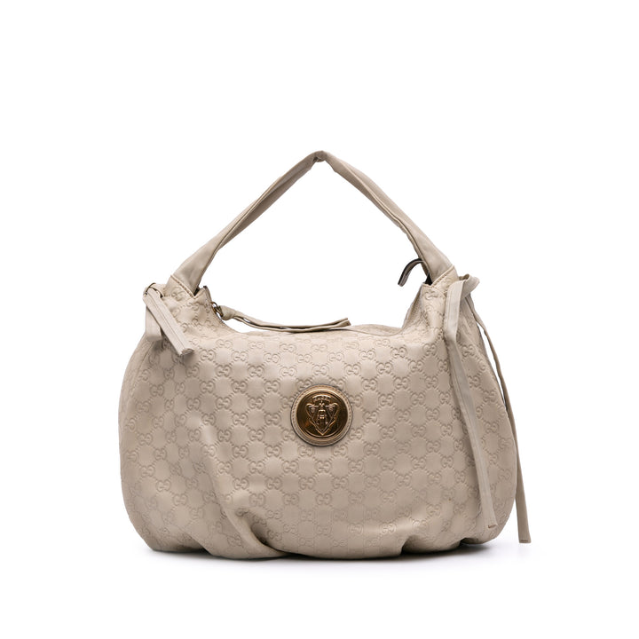 Gucci Guccissima Hysteria Crest Hobo