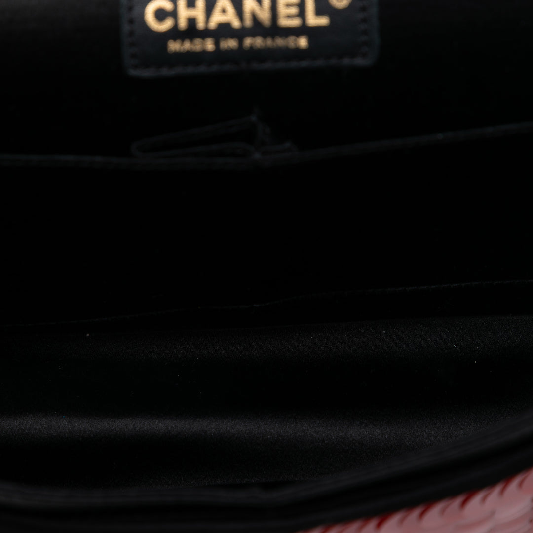 Chanel Paris-Shanghai Medium Satin et Sequinss Double rabat