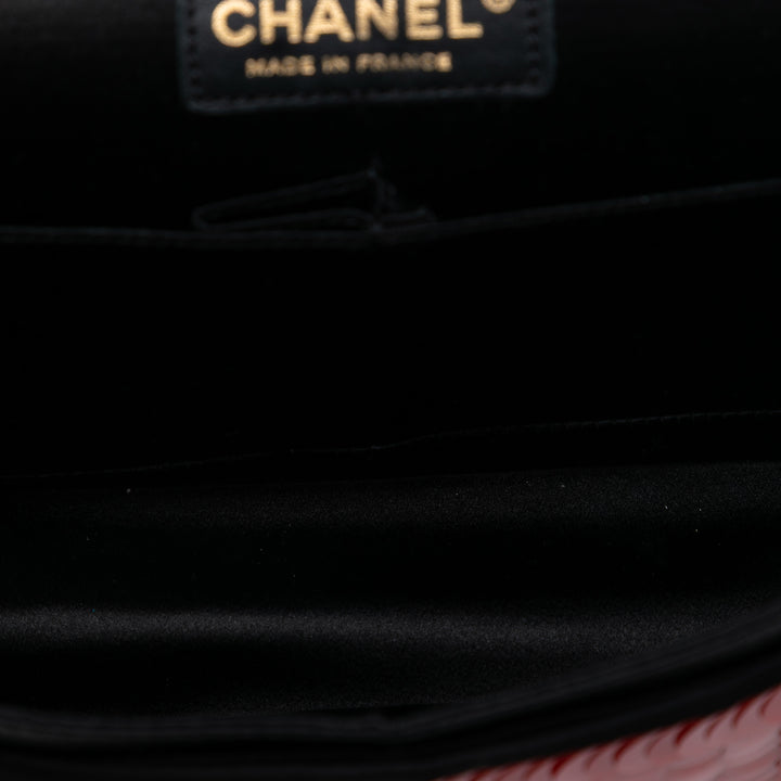 Chanel Paris-Shanghai Medium Satin et Sequinss Double rabat