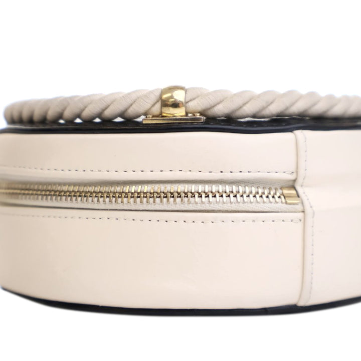Chanel Crumpled Cuir de veau En Vogue Round Bag Noir