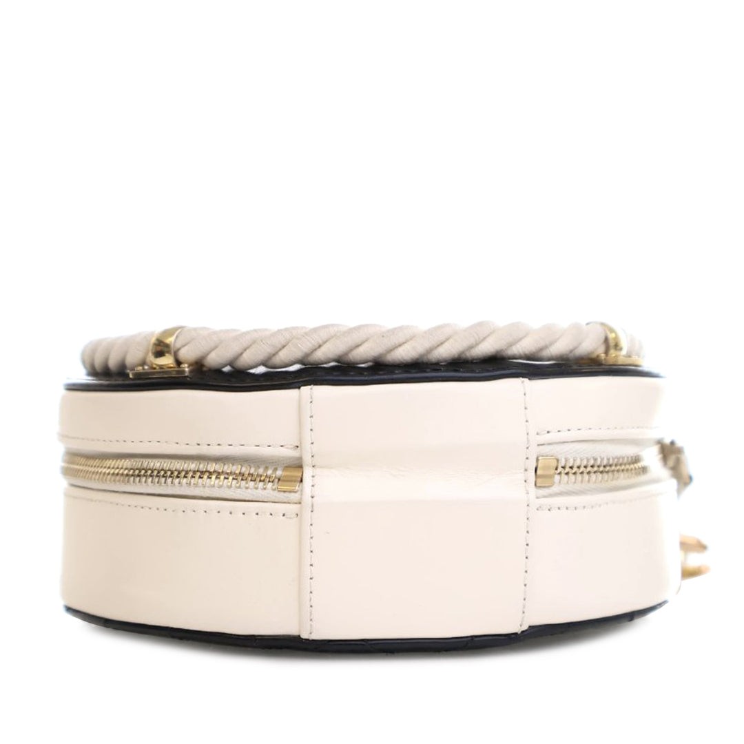 Chanel Crumpled Cuir de veau En Vogue Round Bag Noir