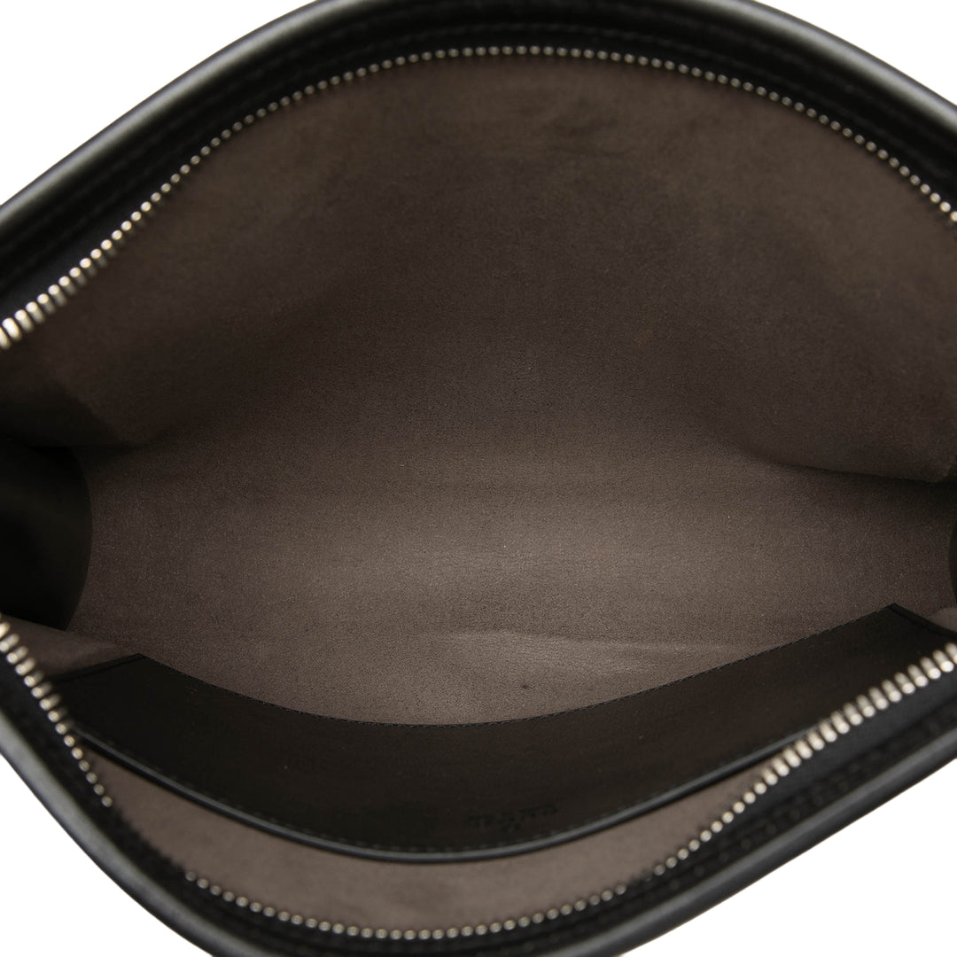 Retro Interlocking G Pochette GG Supreme Noir