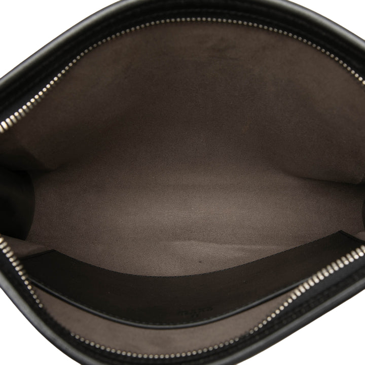 Retro Interlocking G Pochette GG Supreme Noir