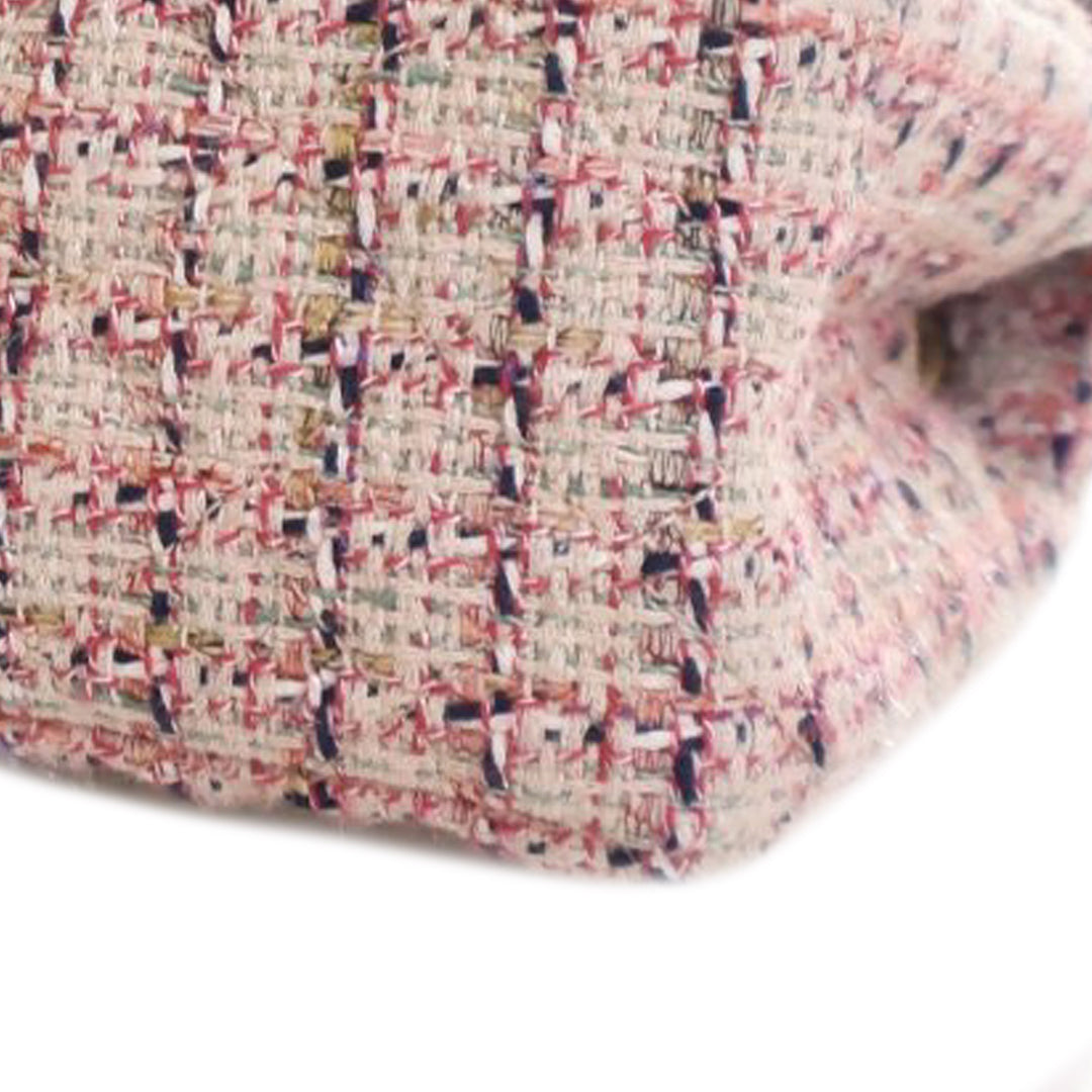 Mini Reissue 2.55 Tweed Single Flap 224 Pink - Gaby Paris