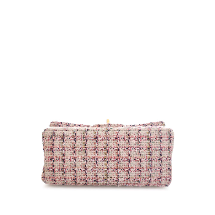 Mini Reissue 2.55 Tweed Single Flap 224 Pink - Gaby Paris