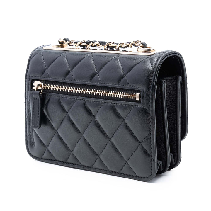 Chanel Mini Cuir d’agneau Trendy CC Wallet On Chain