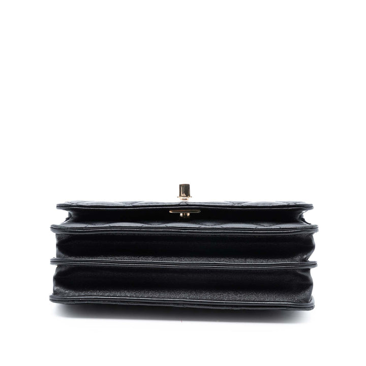 Chanel Mini Cuir d’agneau Trendy CC Wallet On Chain