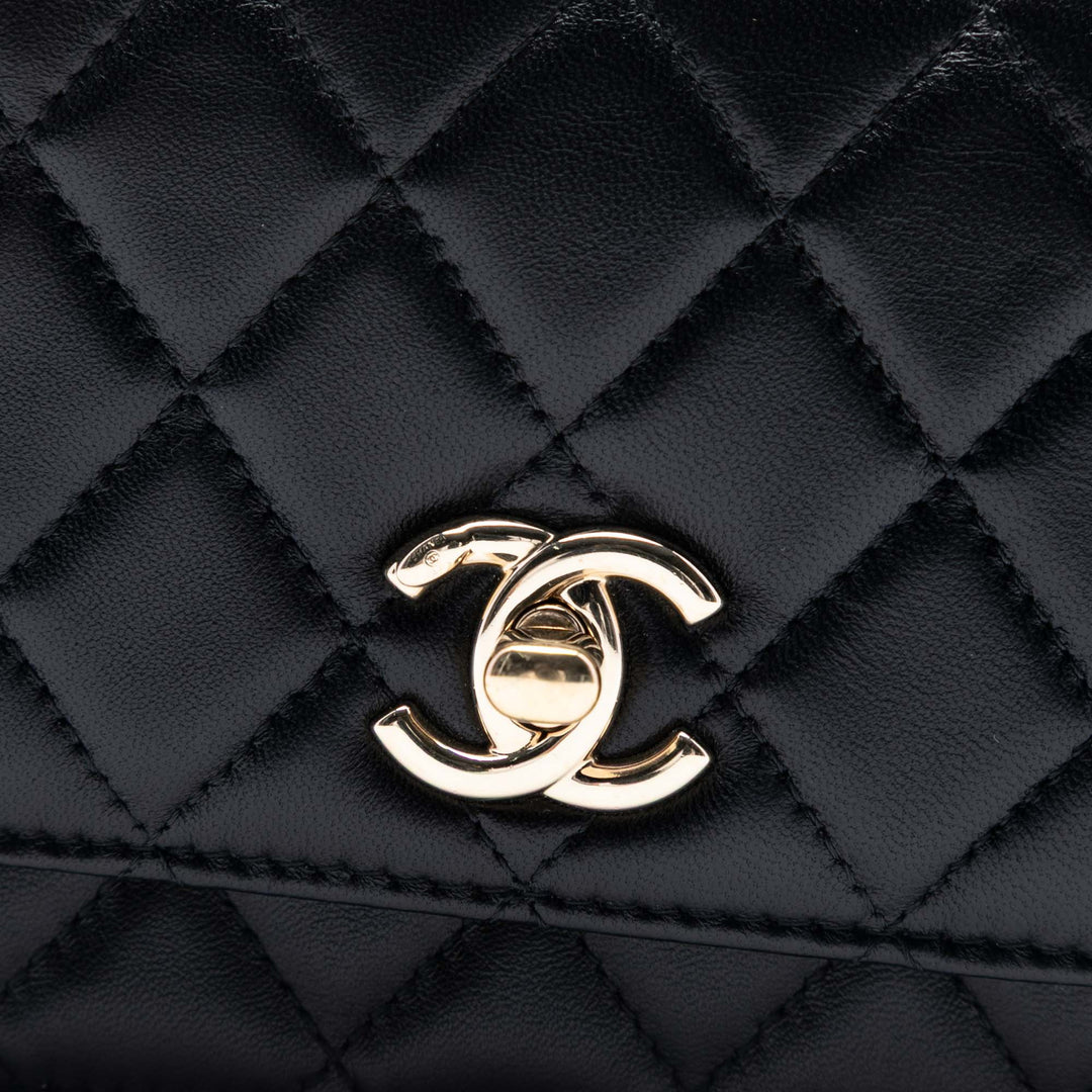 Chanel Mini Cuir d’agneau Trendy CC Wallet On Chain