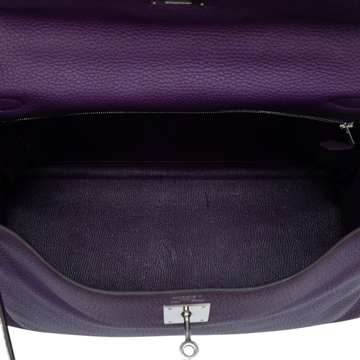Hermès Togo Kelly II Retourne 35 Violet