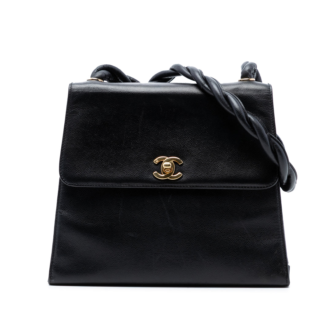 Chanel CC Caviar Twisted Strap Sac bandoulière