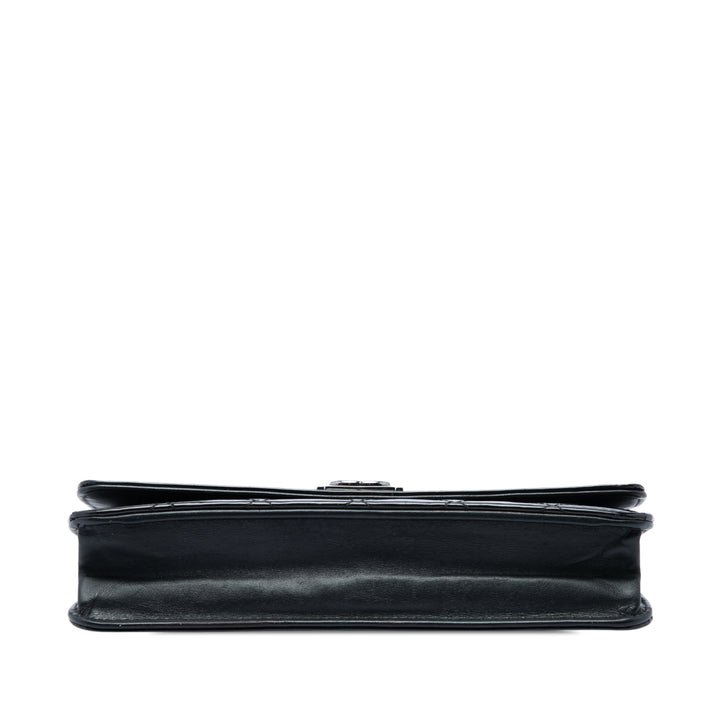 Chanel Matelassé Boy Wallet on Chain Noir – vue 3 – GABY PARIS