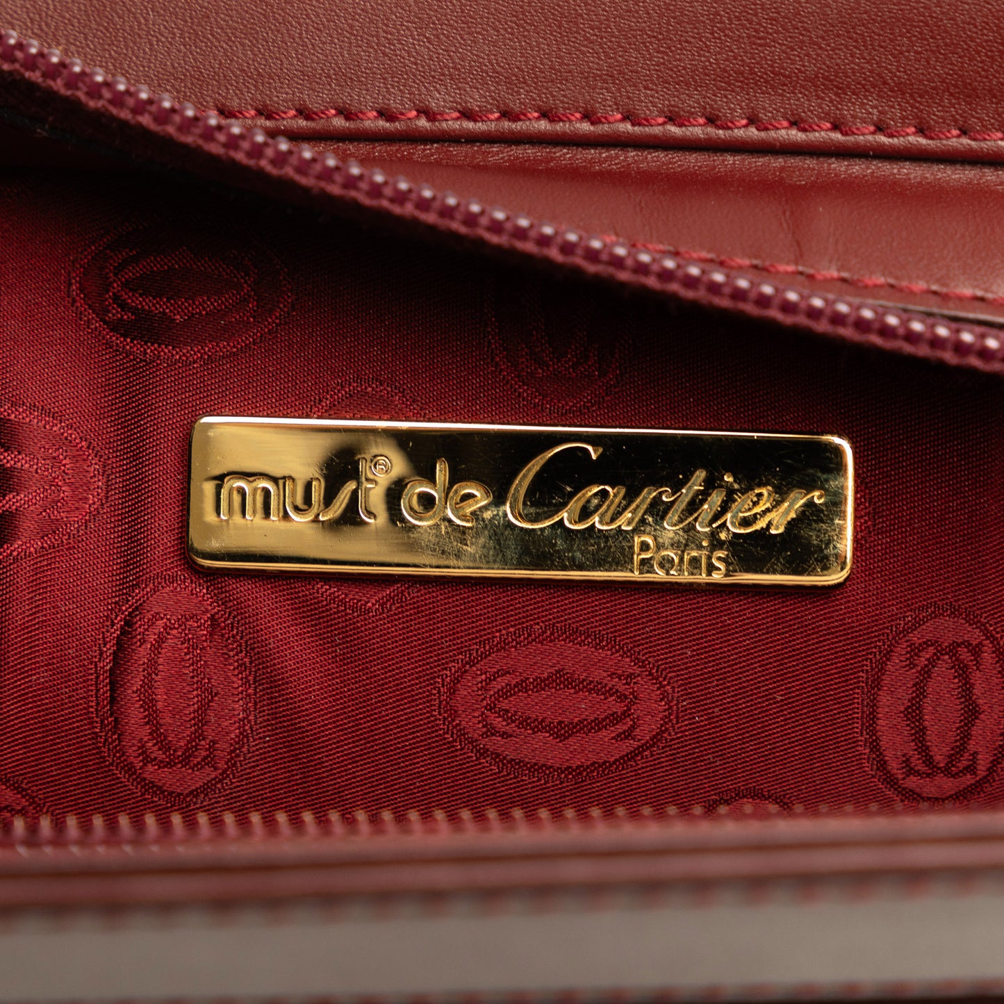 Must de Cartier Clutch Bag Red - Gaby Paris