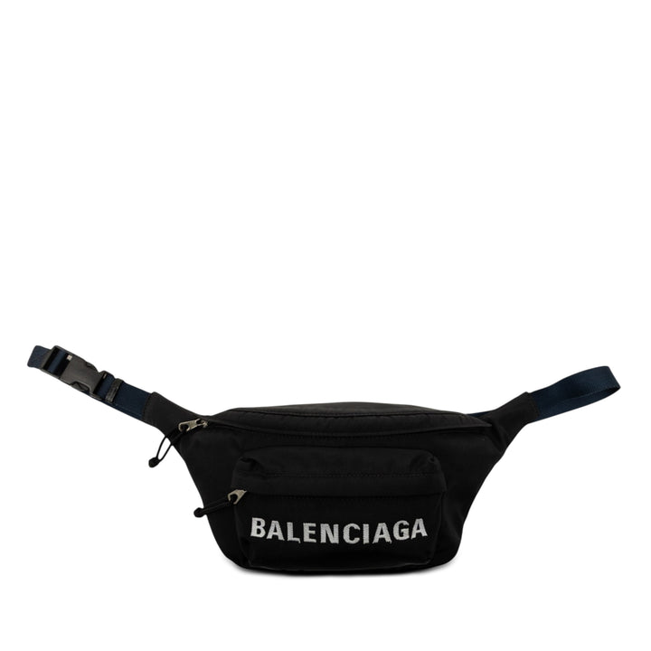 Balenciaga Small Nylon Logo Wheel Sac ceinture