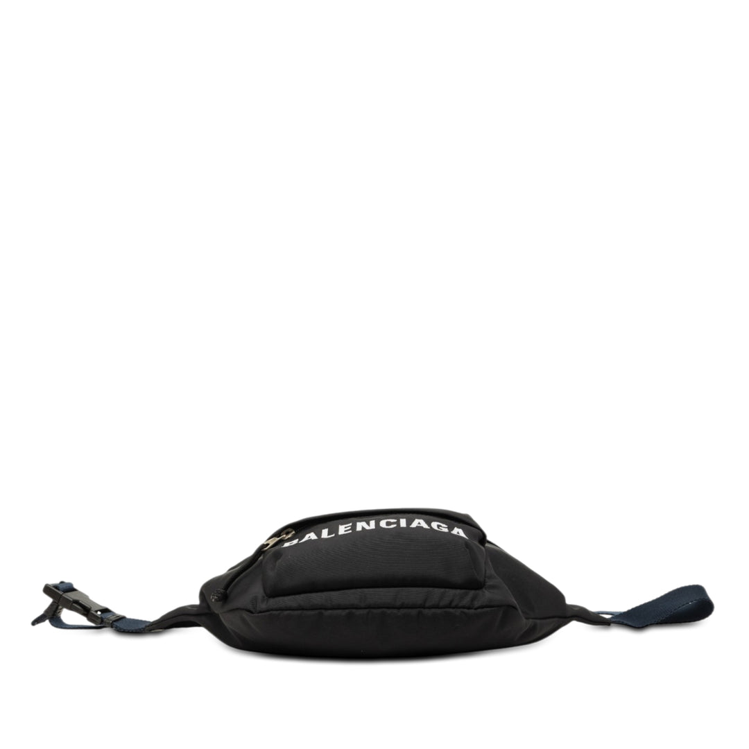 Balenciaga Small Nylon Logo Wheel Sac ceinture